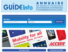 Tablet Screenshot of guideinfo.ma